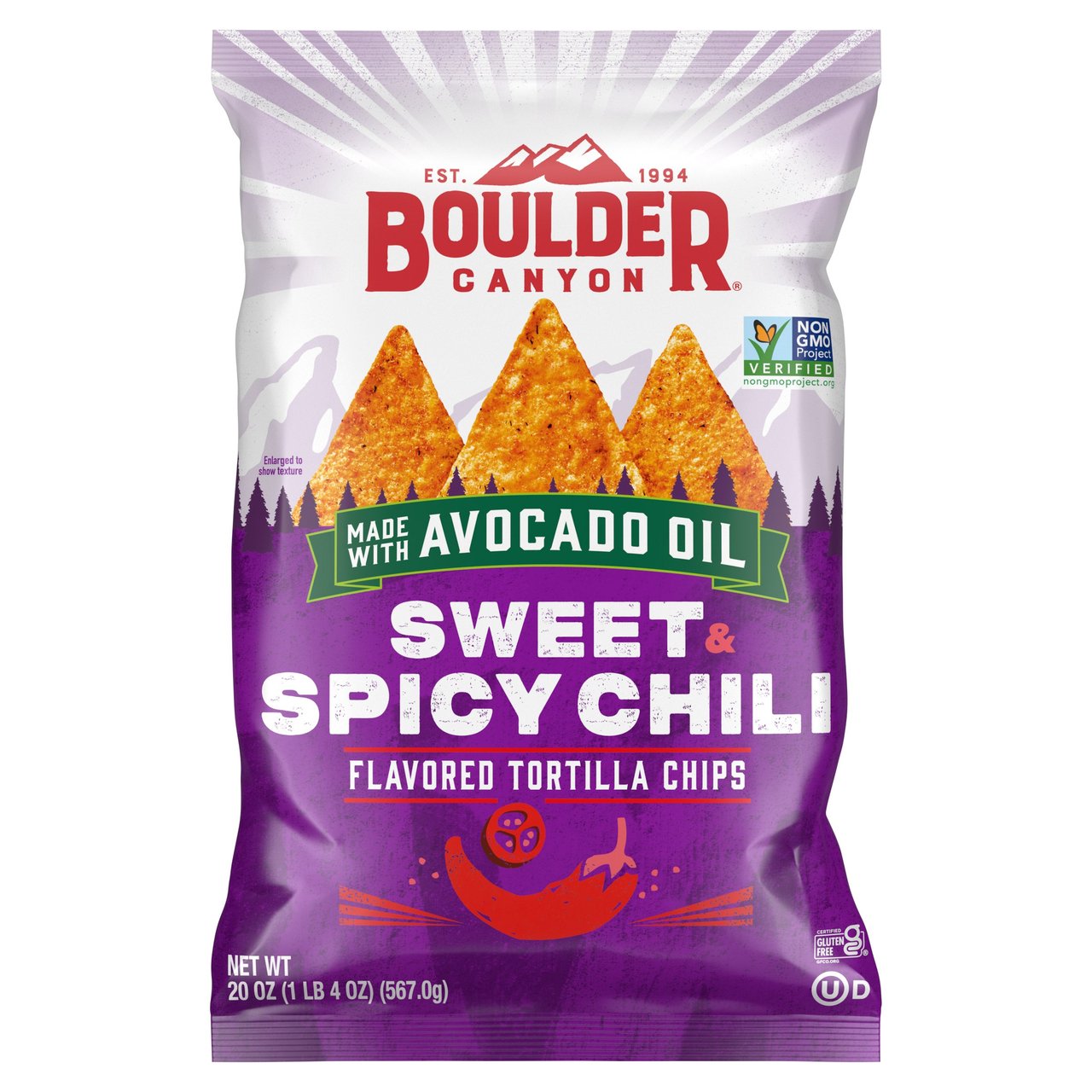 BOULDER CANYON SWEET & SPICY CHILI 20 OUNCE BAG - Image 1