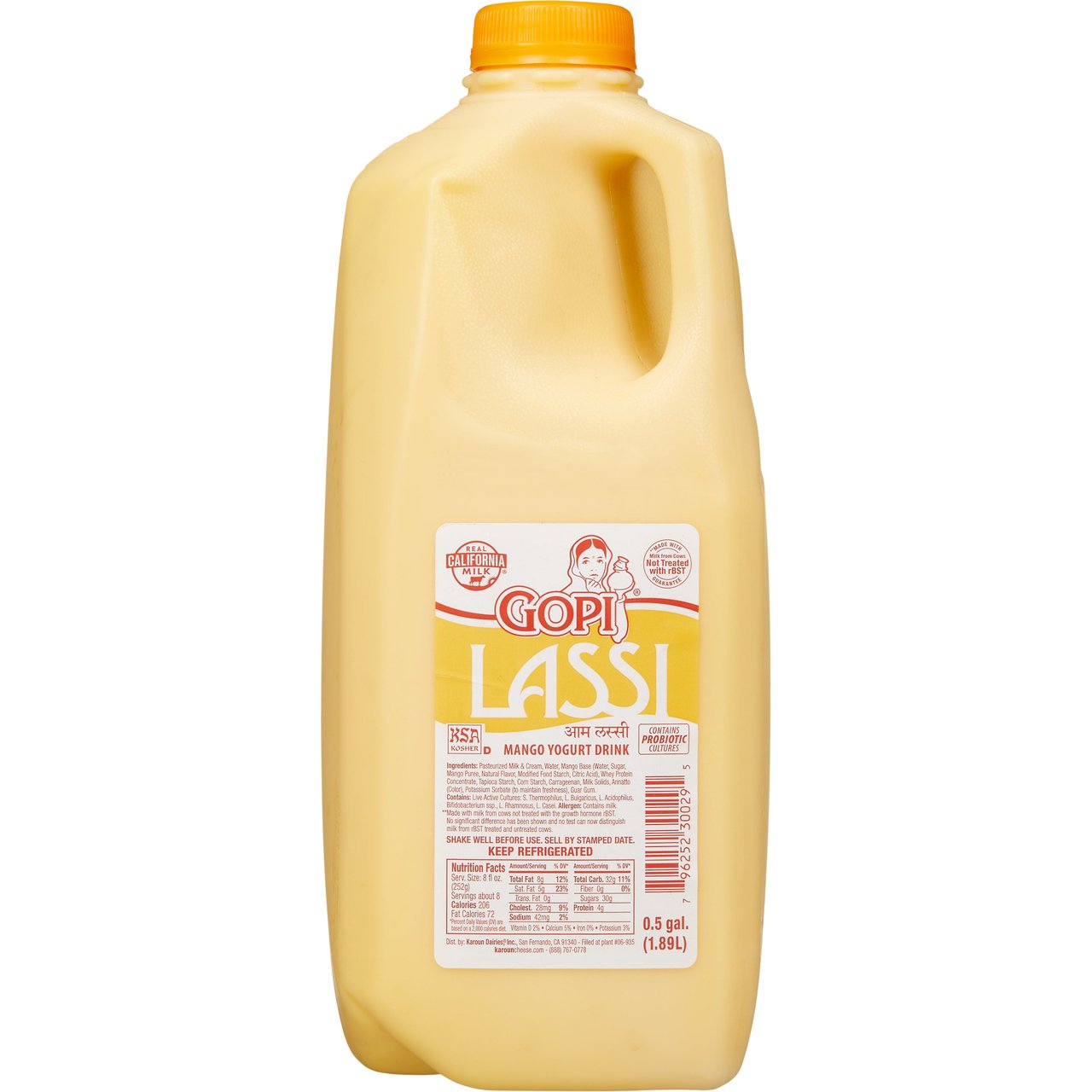 Gopi Mango Lassi Drink 64 fl oz - Image 1