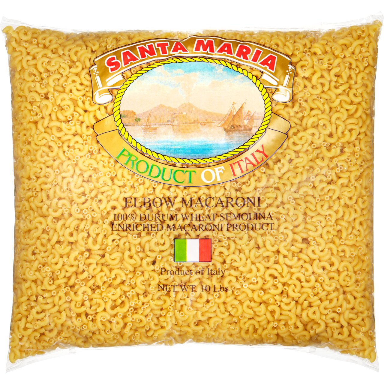 Santa Maria Elbow Macaroni, 10 lbs