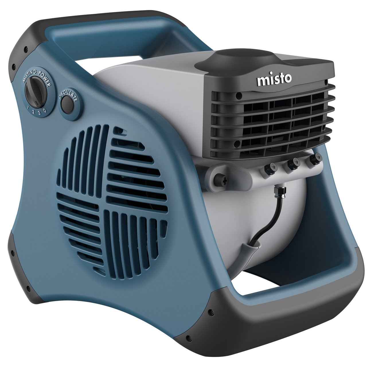 Lasko Misto 15" Outdoor Misting Fan with GFCI Cord and 3 Speeds, 7054, Blue - Image 1