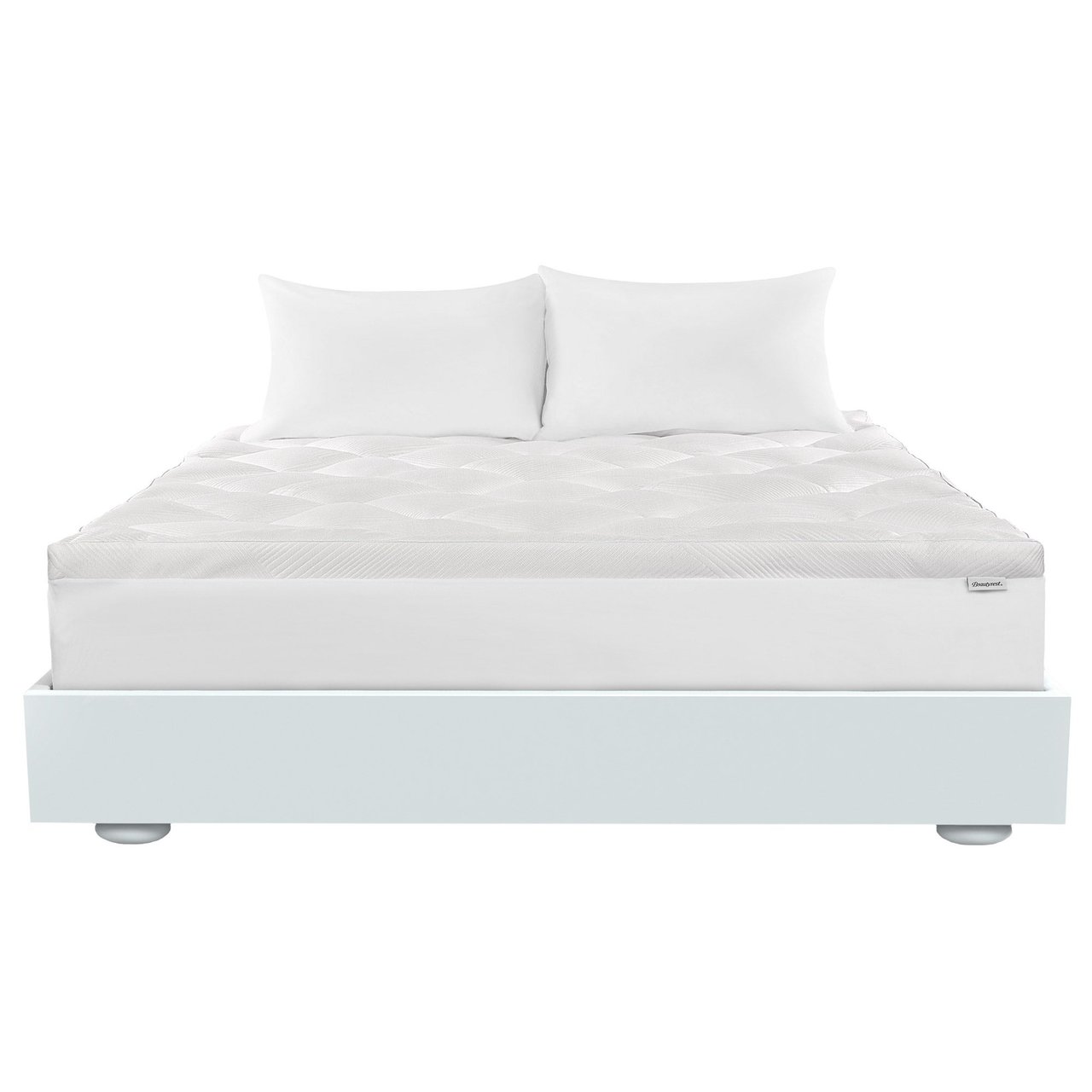 Beautyrest Cooling Pillow Top Queen Mattress Topper - Image 1