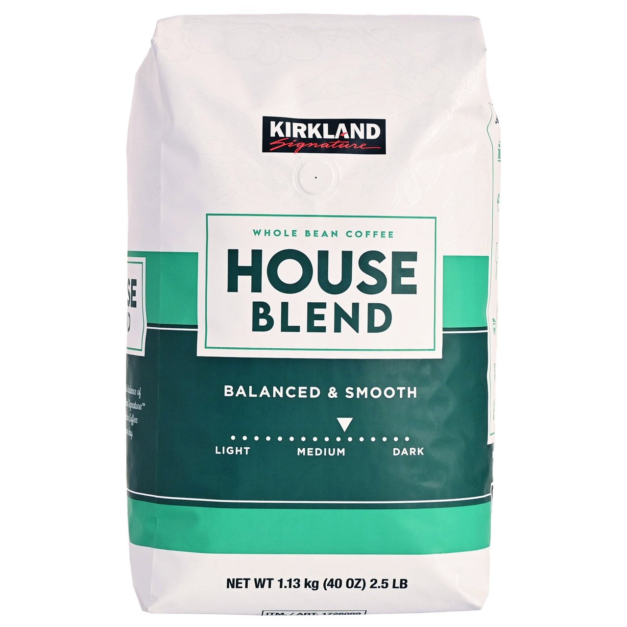Kirkland Signature House Blend Whole Bean 40 oz (2.5 lbs) - Image 1