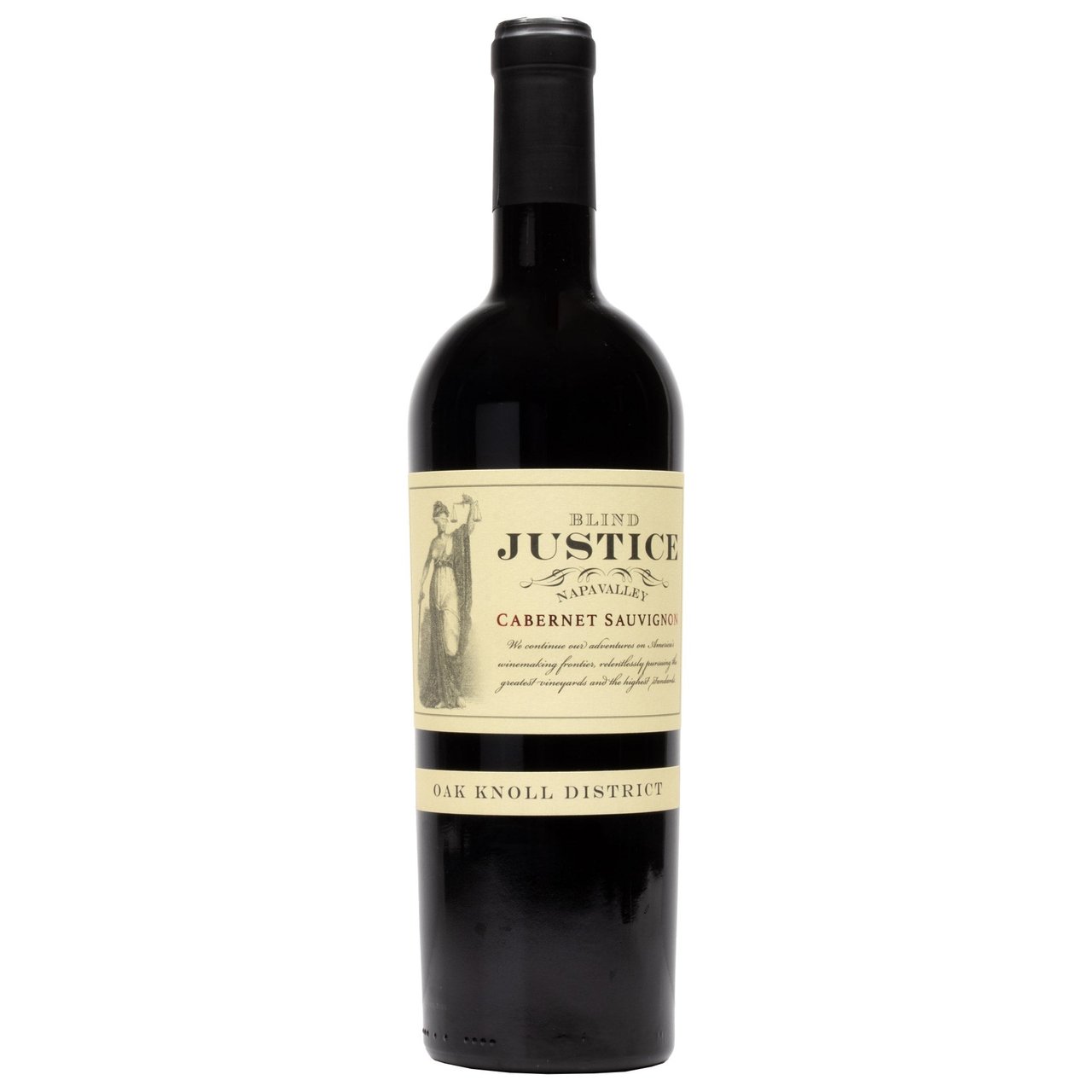 Blind Justice Cabernet Sauvignon Oak Knoll Napa Valley 750mL - Image 1