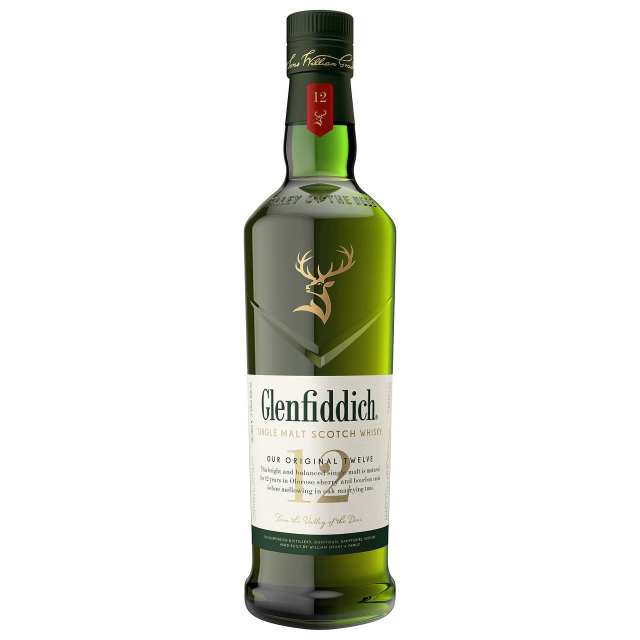 Glenfiddich 12 Year Old Single Malt Scotch Whisky Scotland 750 ML - Image 1