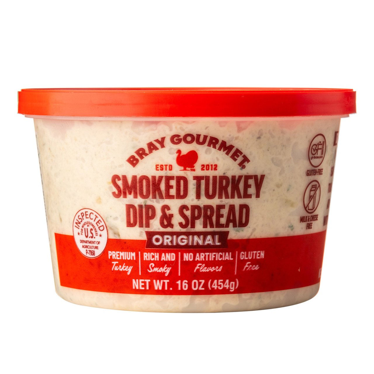 Bray Gourmet Original Smoked Turkey Dip Spread 16oz - Image 1