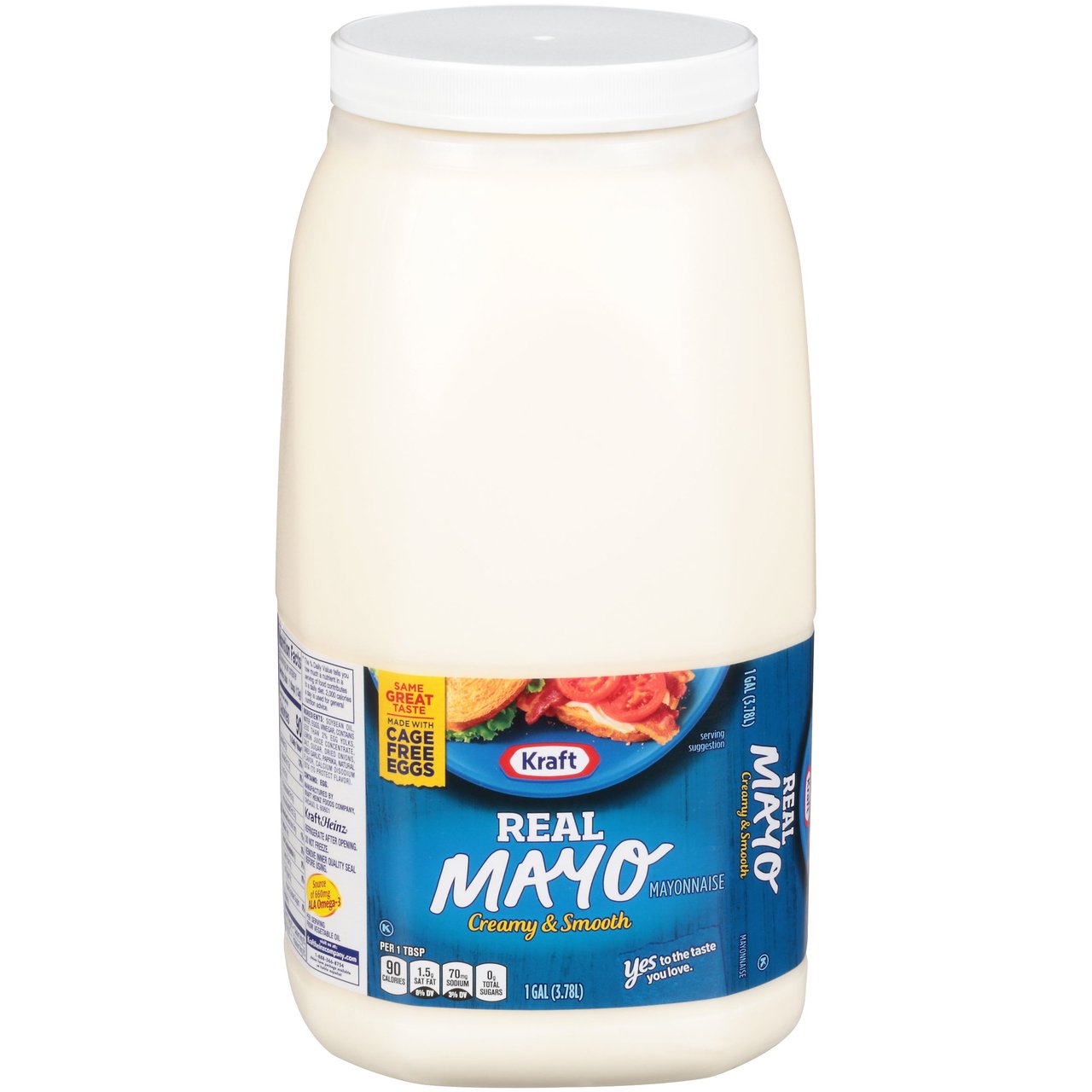 Kraft Real Mayonnaise, 1 Gallon - Image 1