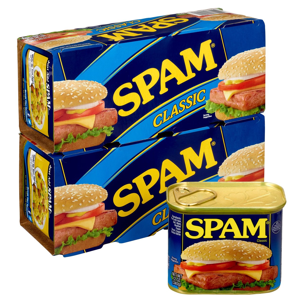 SPAM Classic, 12 oz, 8-Count - Image 1