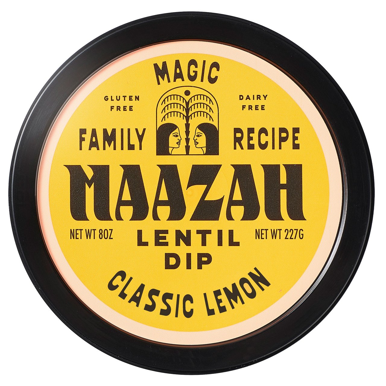MAAZAH LENTIL DIP LEMON TAHINI 8 OUNCE CONTAINER - Image 1