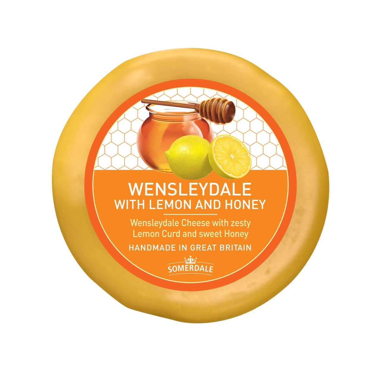 Somerdale Wensleydale with Lemon and Honey, 14 oz - Image 1