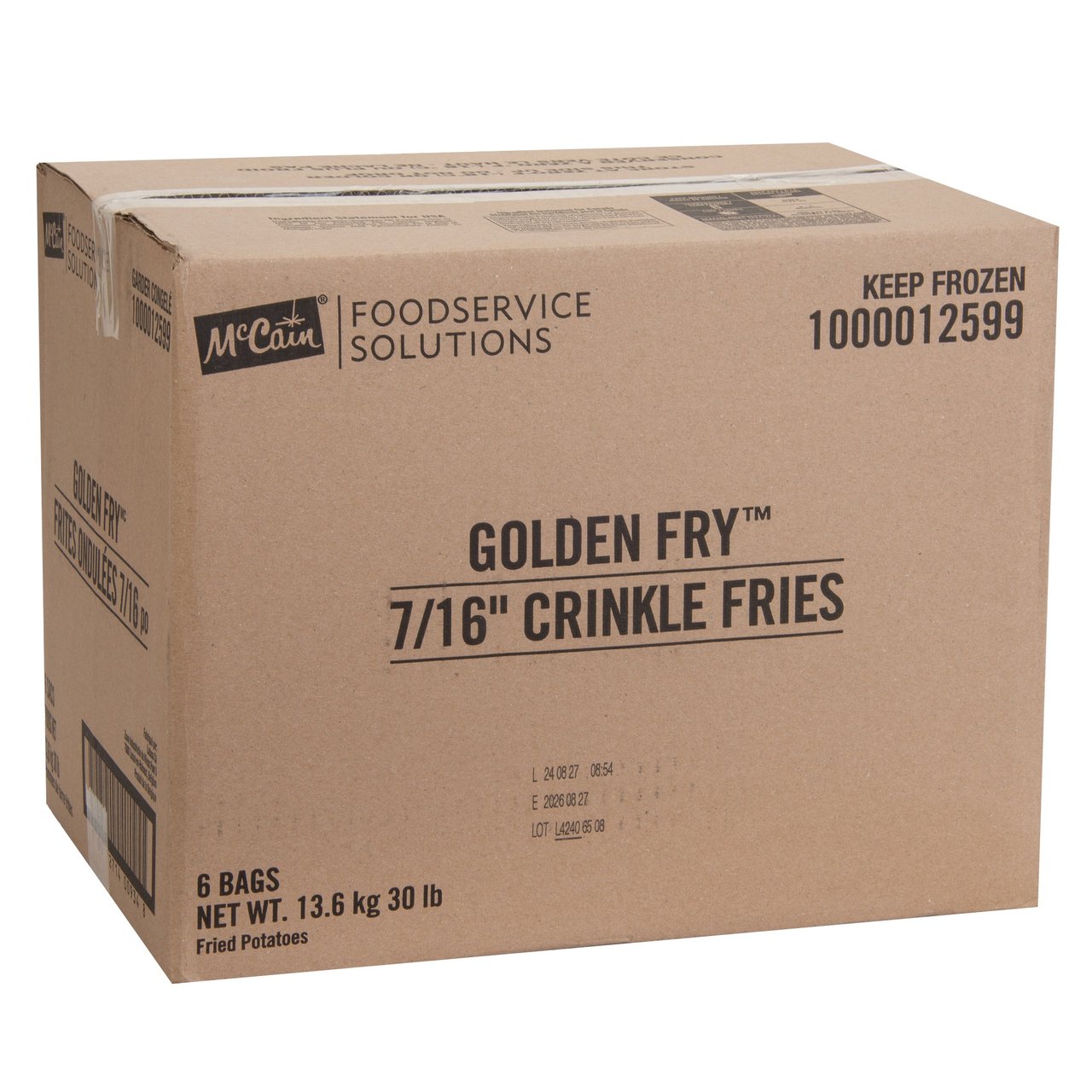 McCain 1/2" Crinkle Cut Fries - Image 1