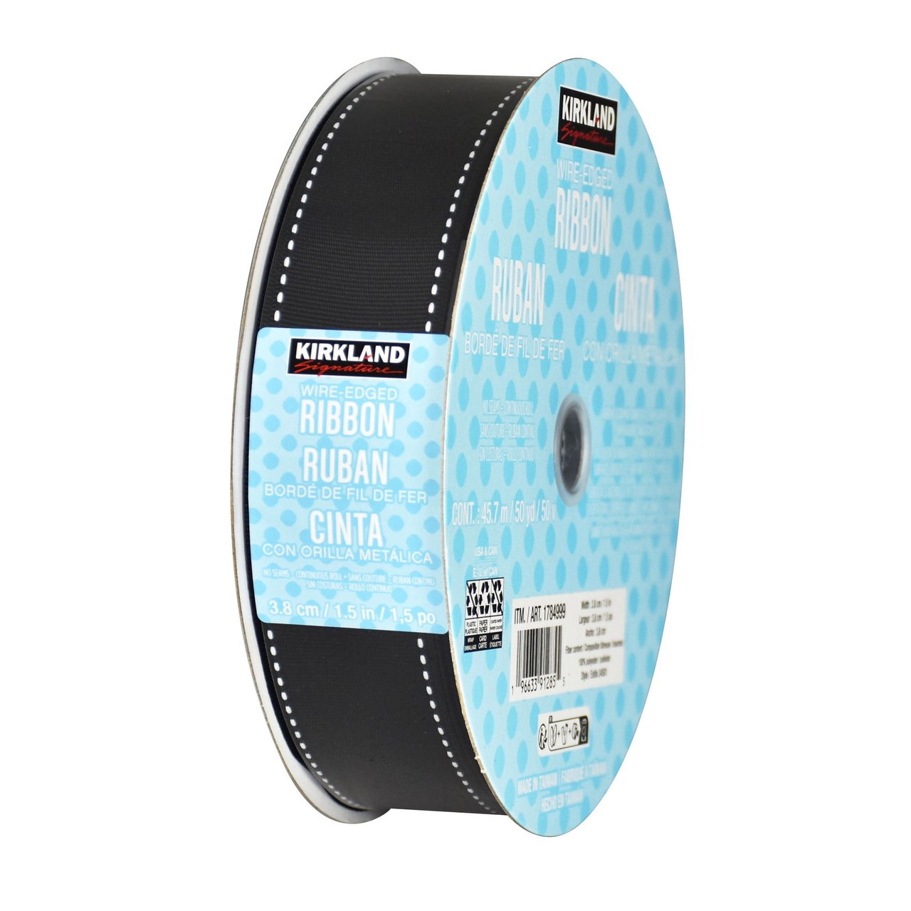 Kirkland Signature Everyday Wire Edged Ribbon, 50 Yards - Image 1