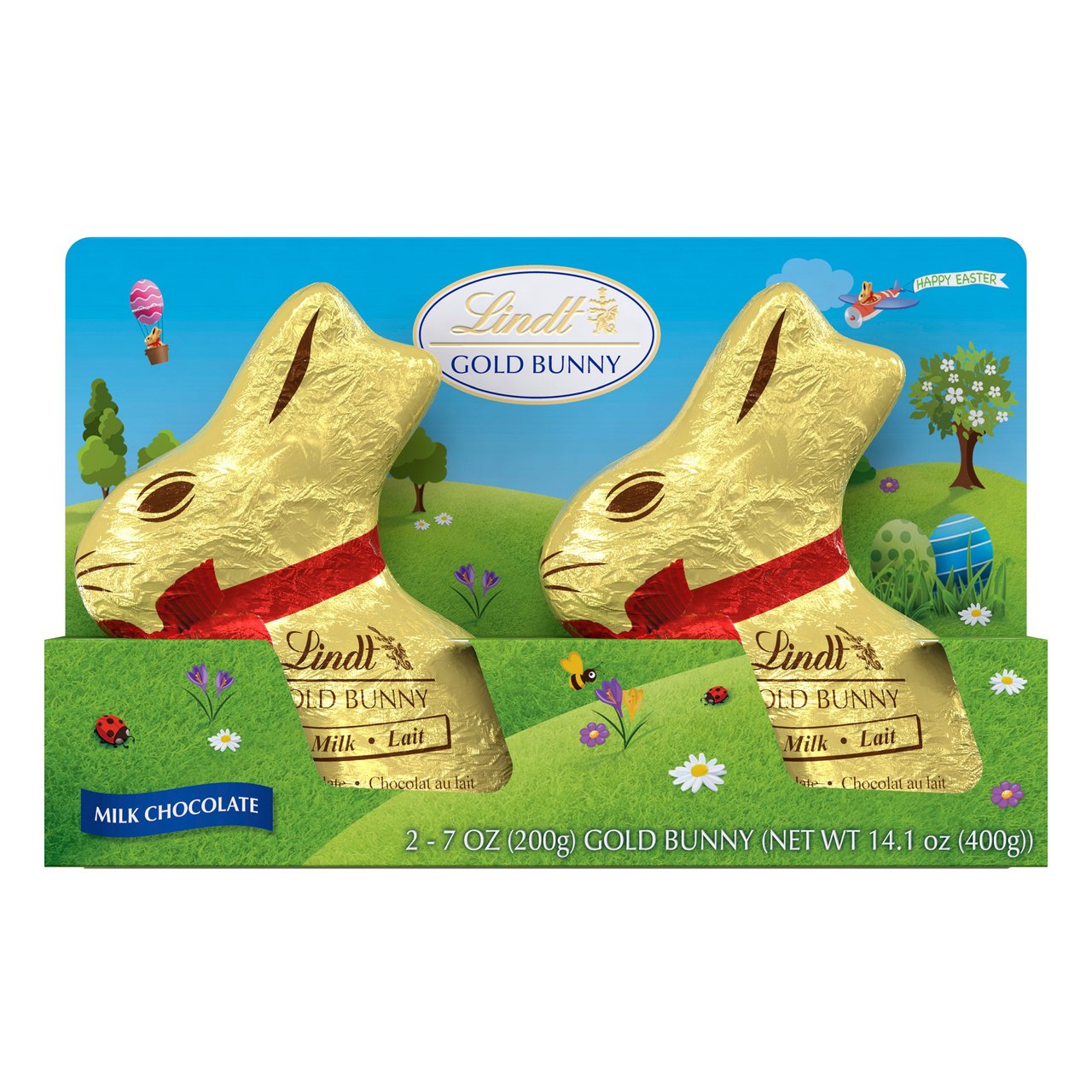 Lindt Gold Bunny Duo 14 Ounces - Image 1