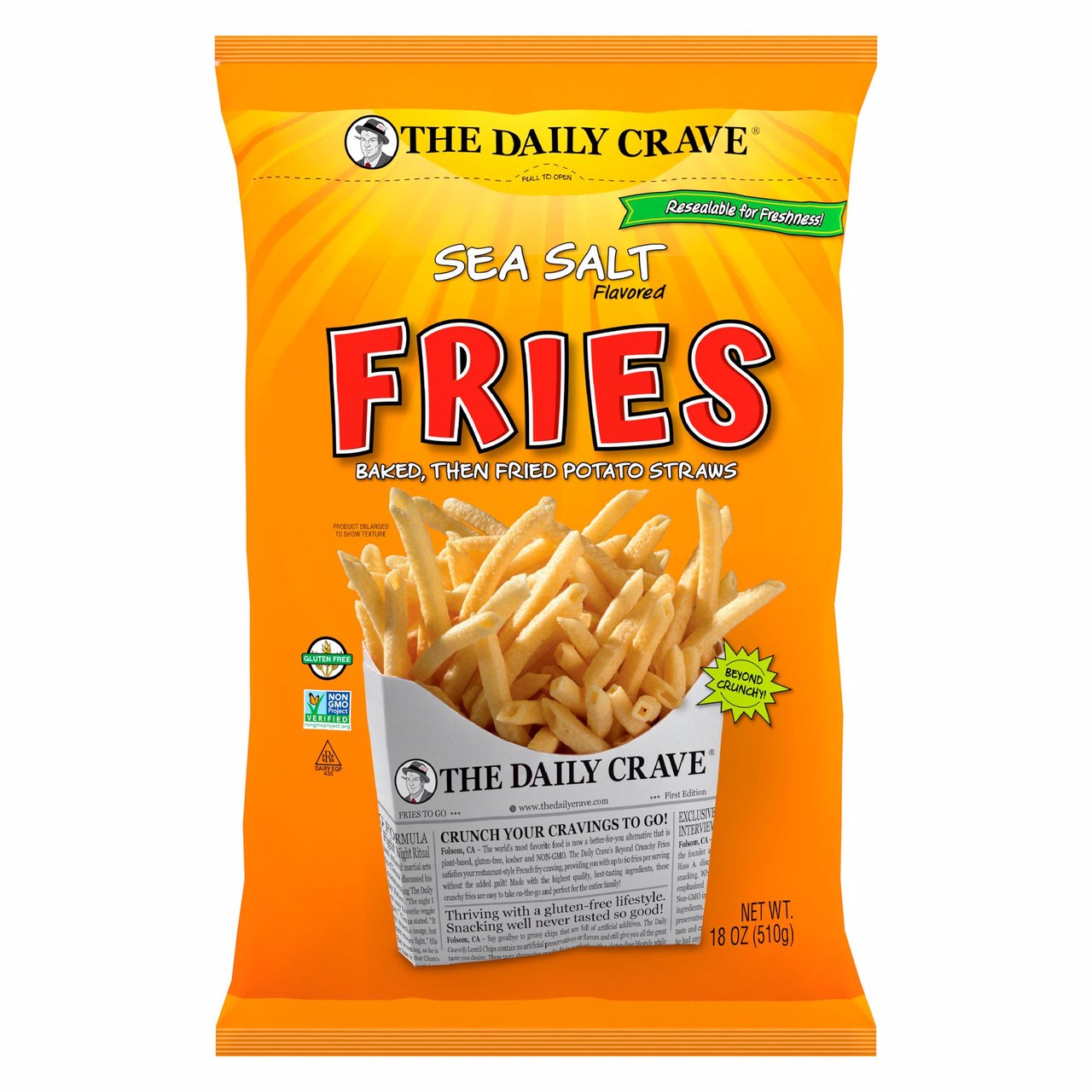 The Daily Crave Crunchy Fries 18 Ounces - Image 1