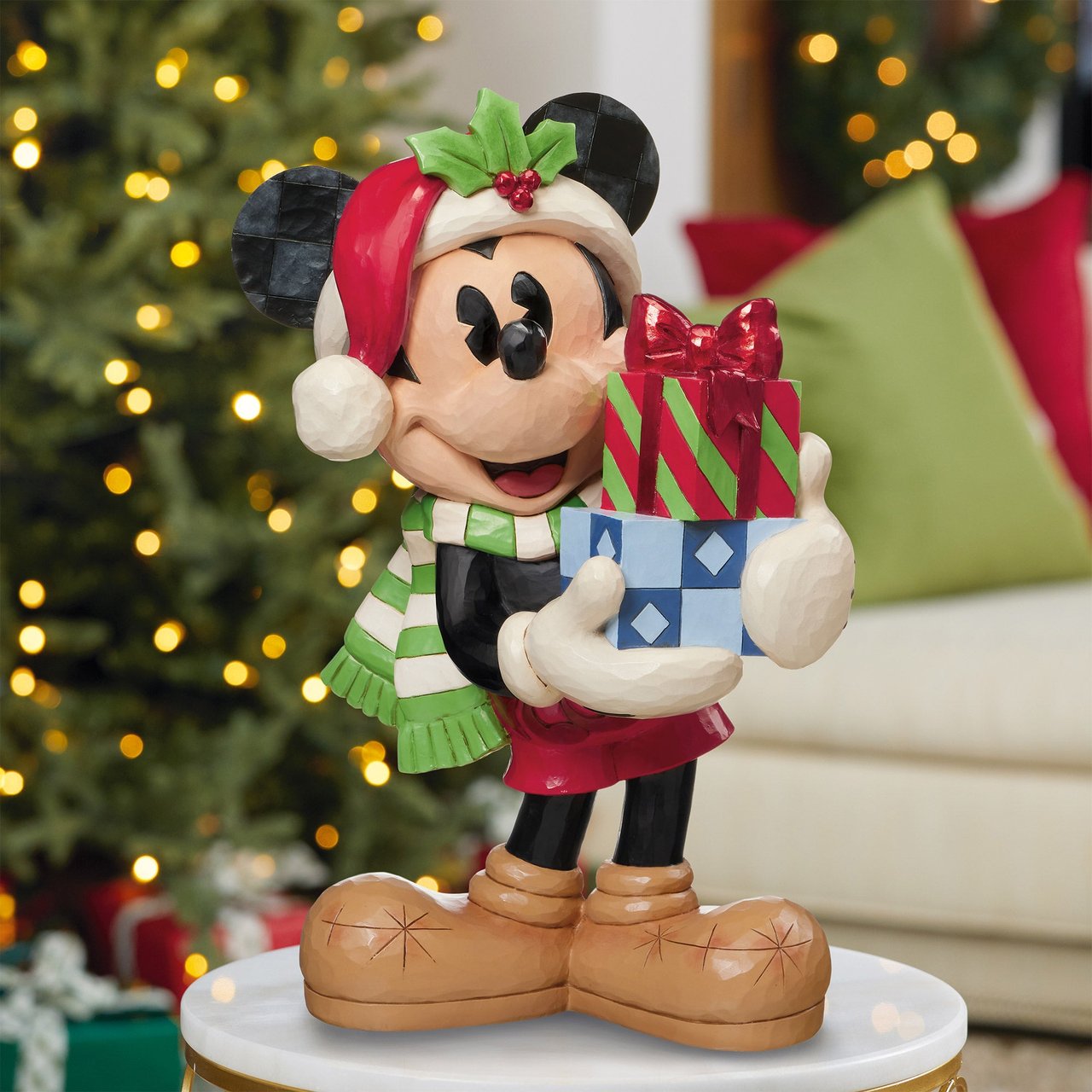 Disney Holiday Statue Mickey or Minnie by Jim Shore (#1851524