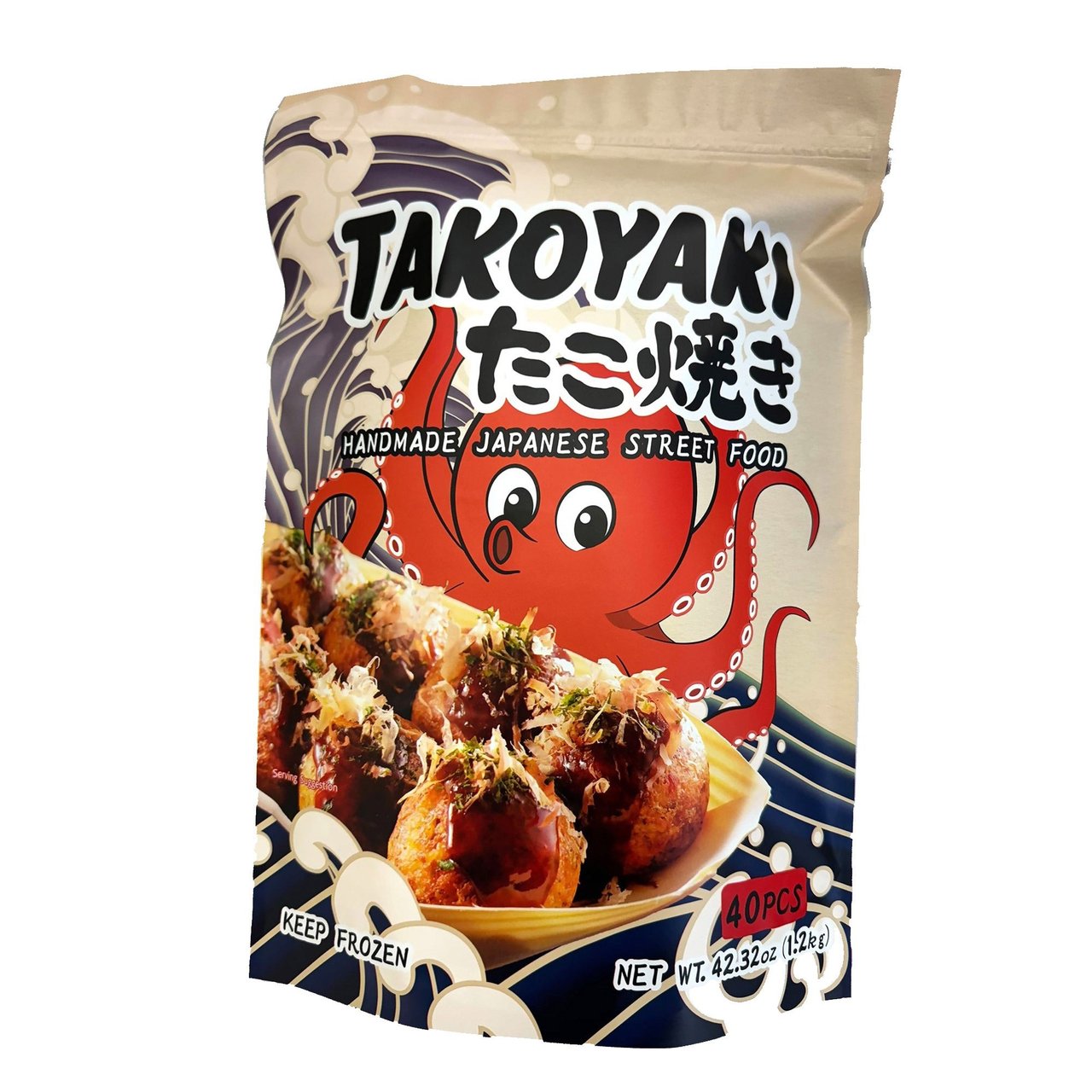 Takoyaki Japanese Octopus Balls, 42.32 oz (2.65 lbs) (#1840604