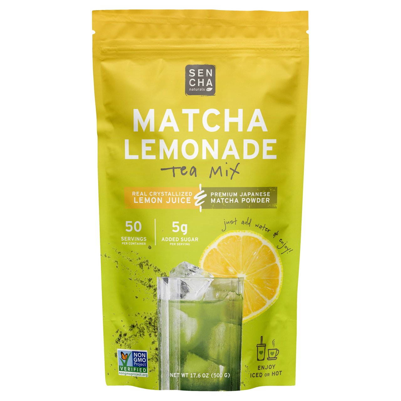 Sencha Naturals Matcha Lemonade Tea Mix 17.6 oz