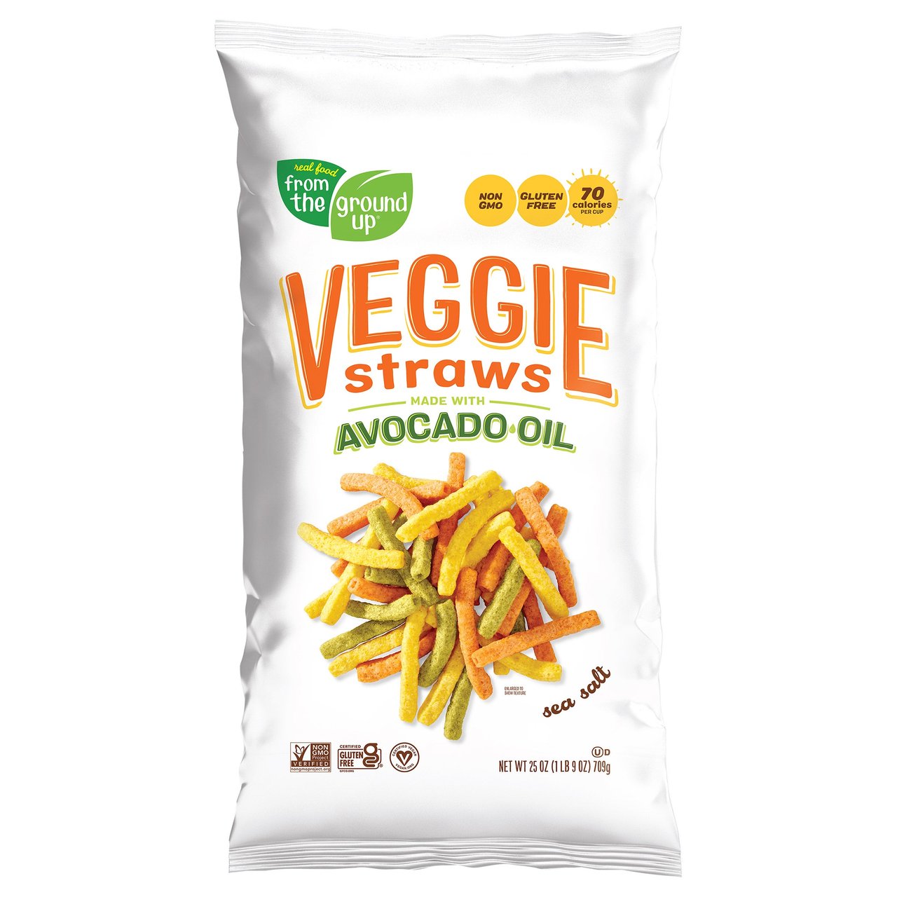 From The Ground Up Veggie Straws 25 Ounce Bag - Image 1