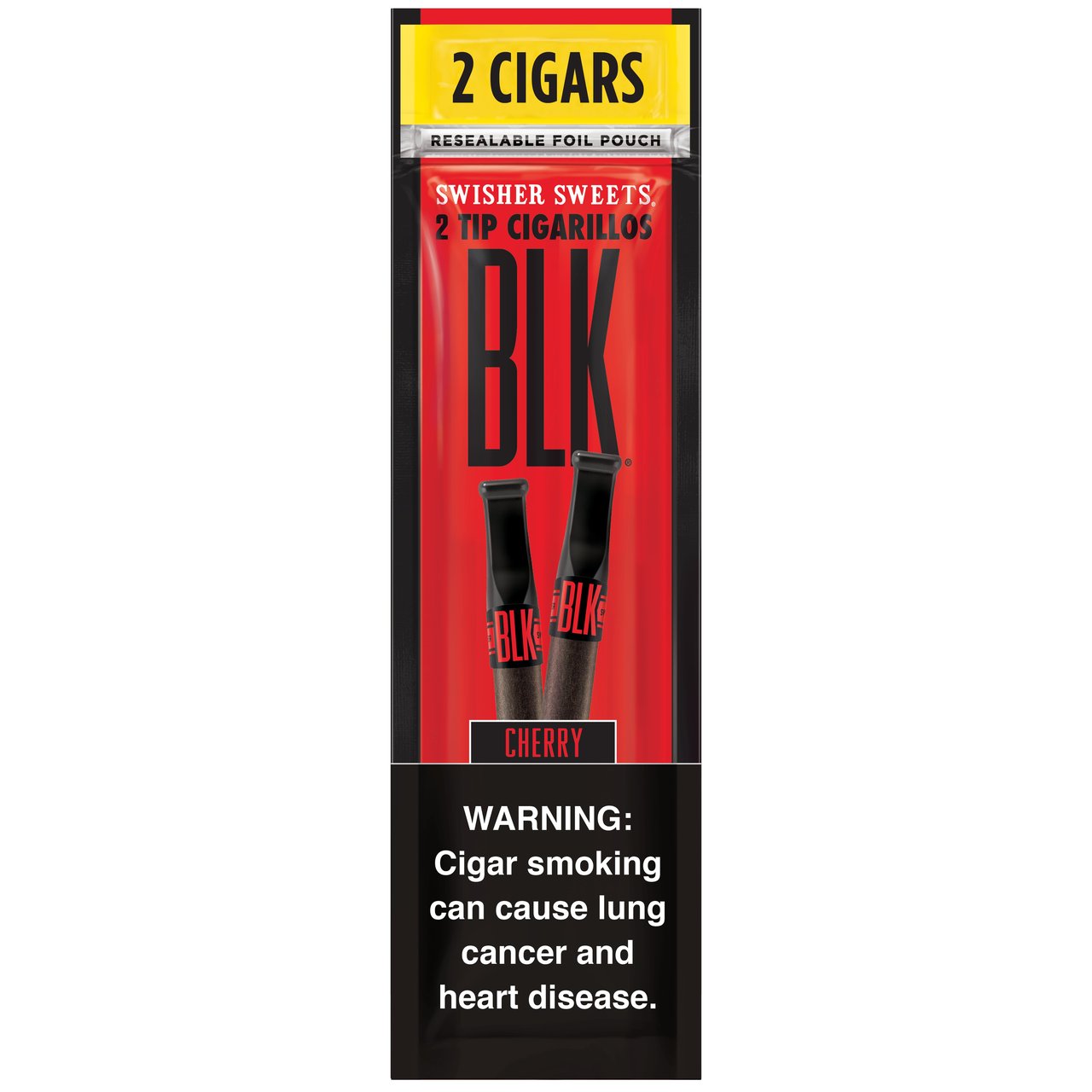 Swisher Sweets BLK Cherry Cigarillos, 15 Packs of 2 (Save on 2) - Image 1