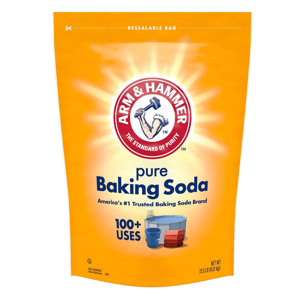 Arm & Hammer Pure Baking Soda 13.5 lbs - Image 1