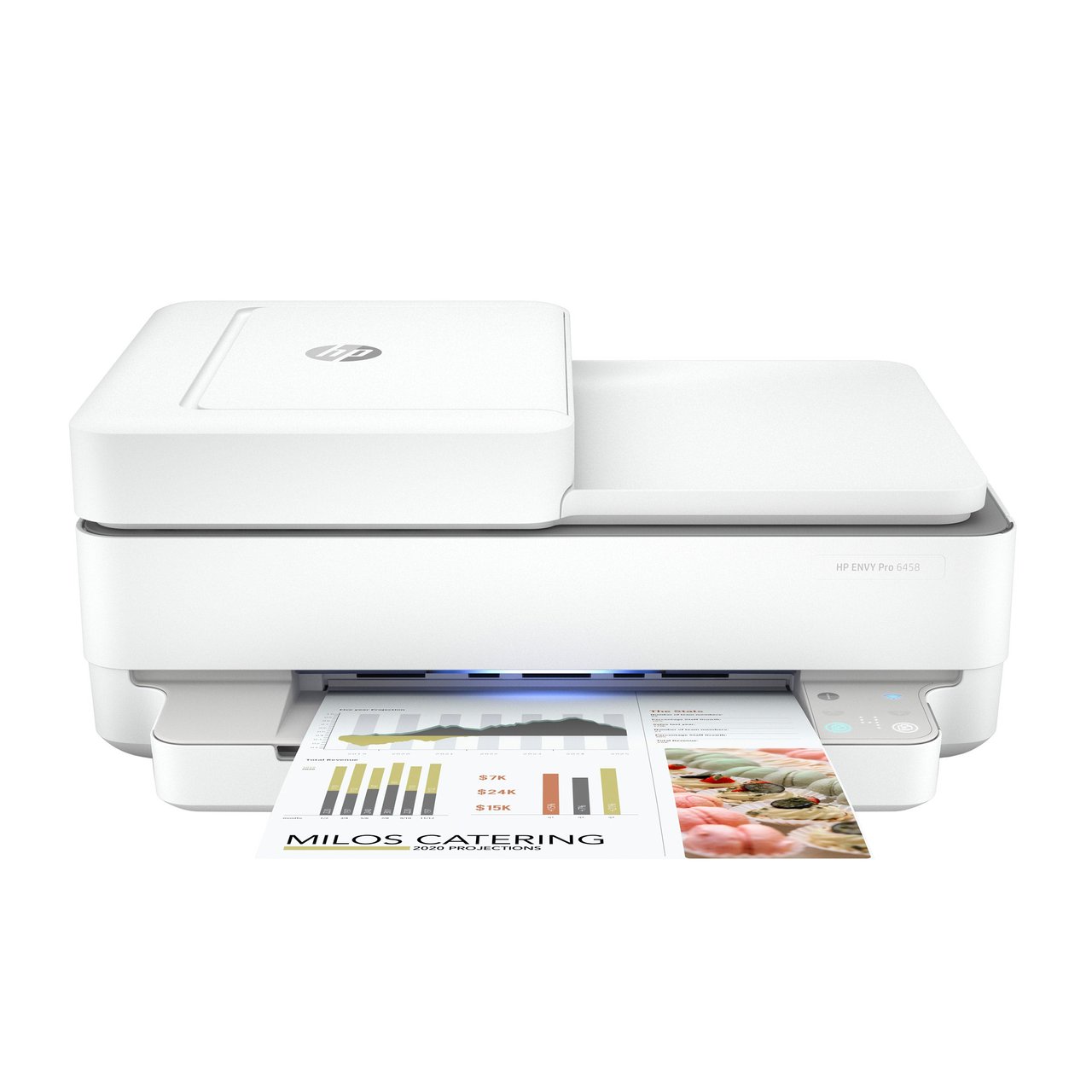 HP ENVY Pro 6458 Wireless All-in-One Printer - Print/Copy/Scan - Image 1