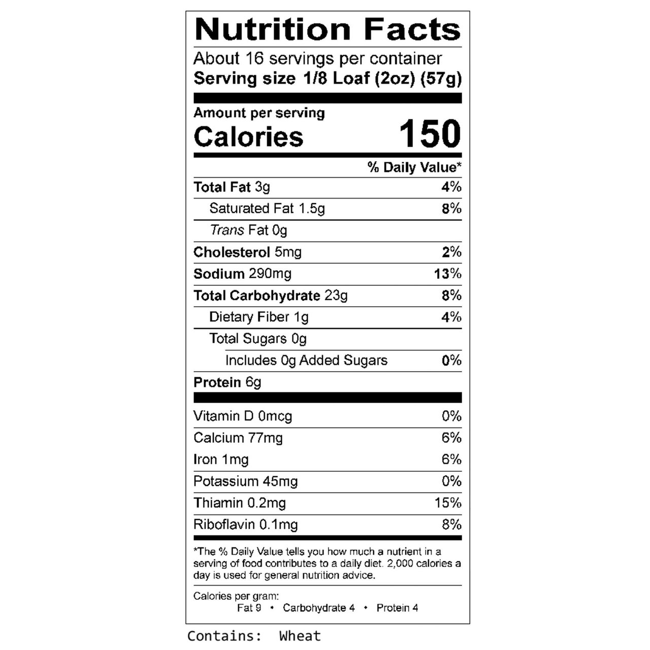 Roasted Garlic Parmesan Bread, 2 Pack, 32 oz
