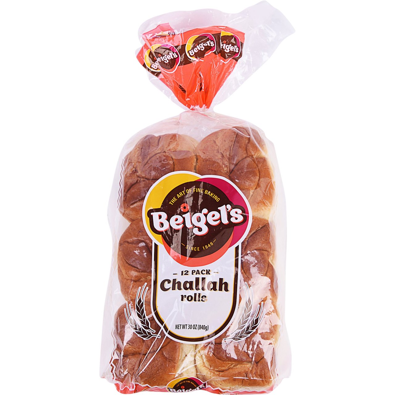 Beigel's Kosher Challah Rolls 12 CT (1.87 lbs) - Image 1