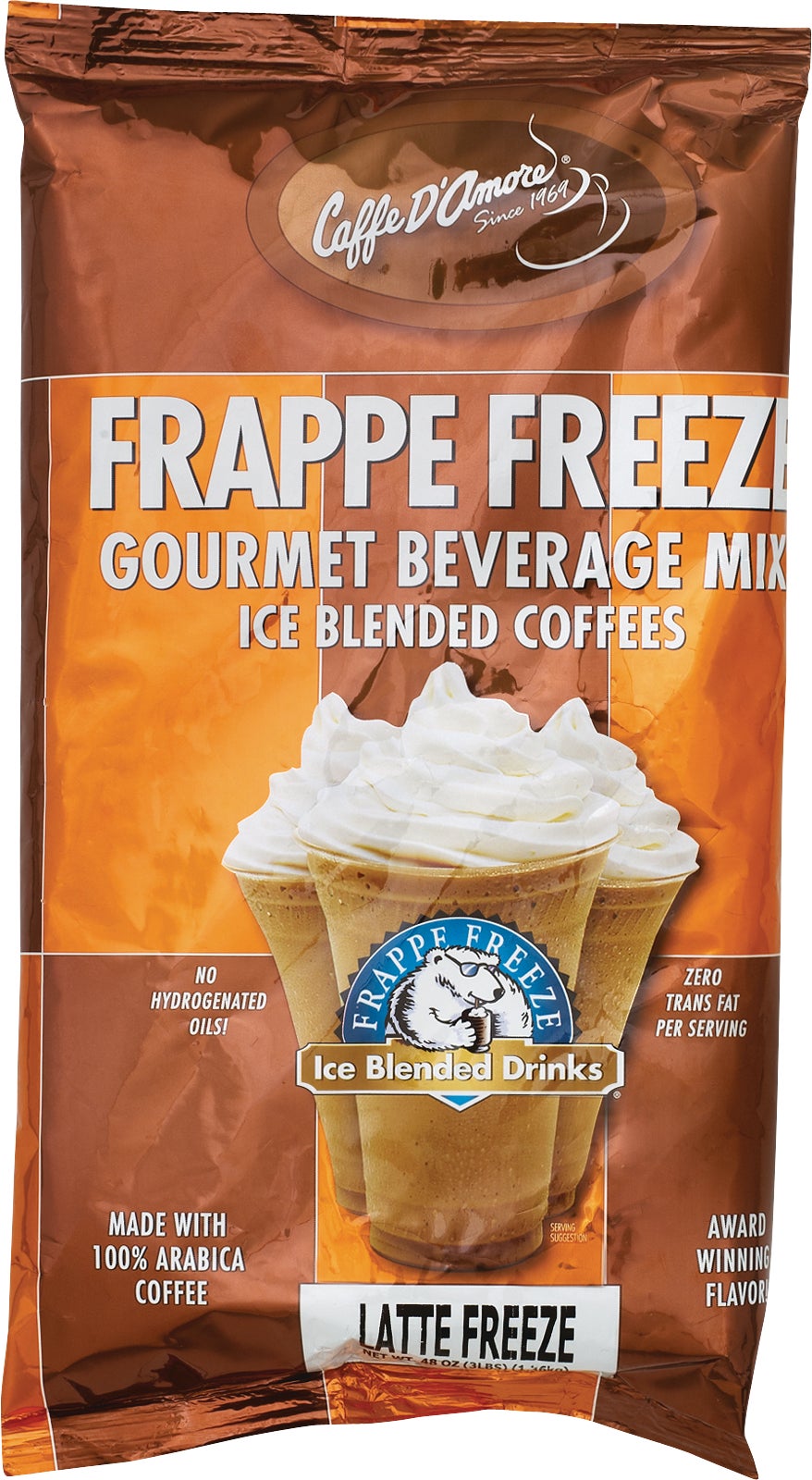 Caffe D'Amore Frappe Latte Freeze Mix, 3 lb