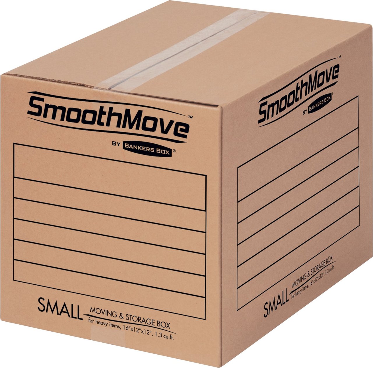 Fellowes SmoothMove Basic Small Moving Boxes FEL7713801 20 CT