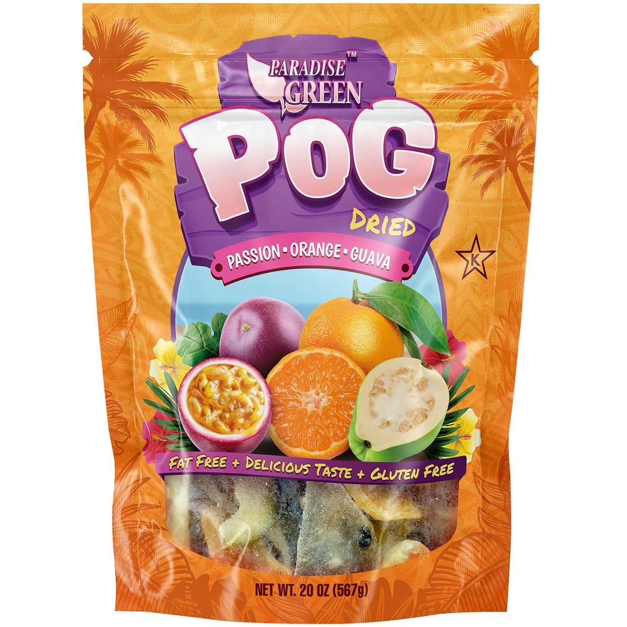 Paradise Green Dried POG Mix 20 Ounces - Image 1