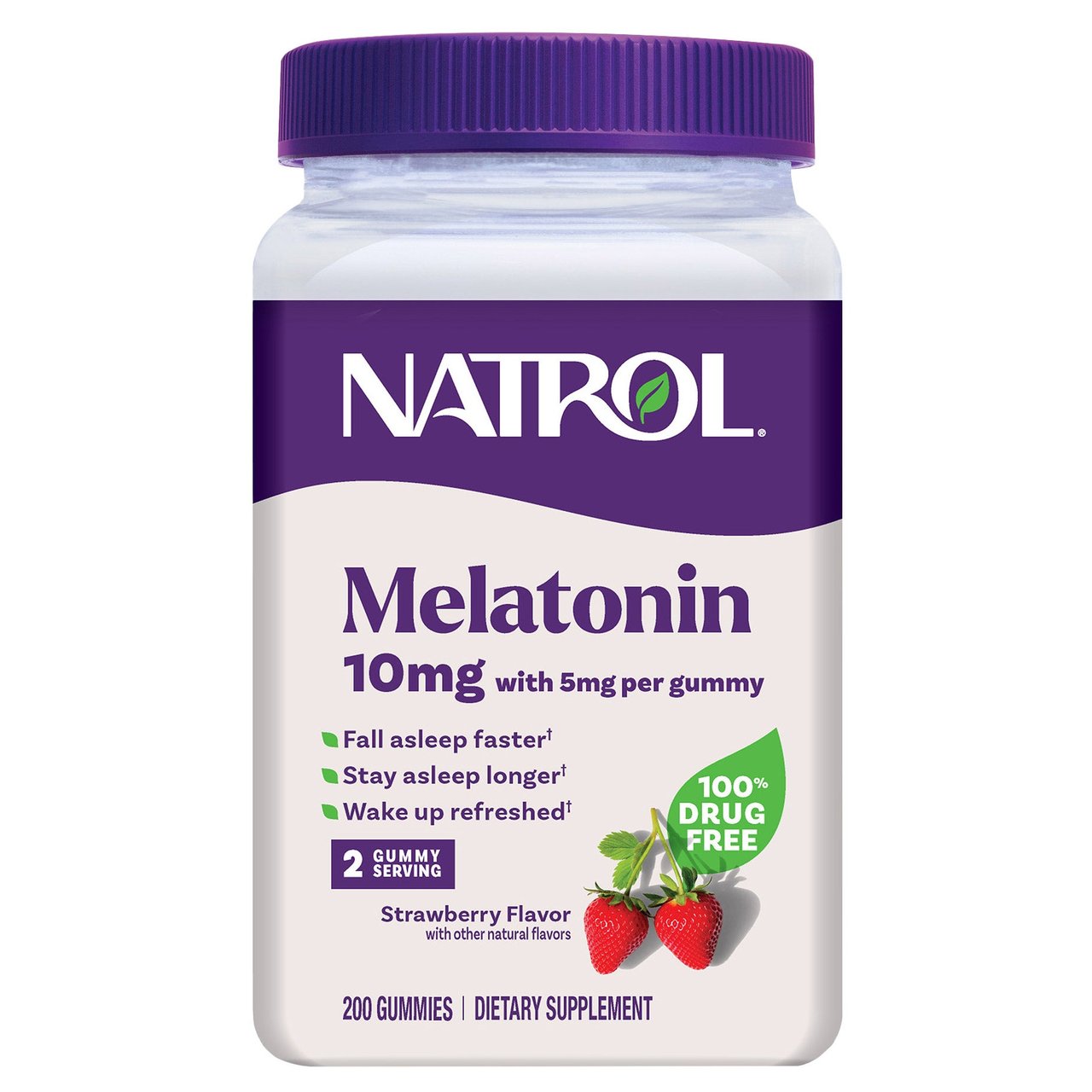 Natrol Melatonin 10mg Gummy 200 CT - Image 1