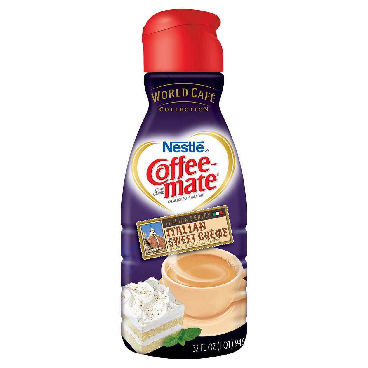 Coffee-mate Italian Sweet Crème Liquid Coffee Creamer, 32 fl oz