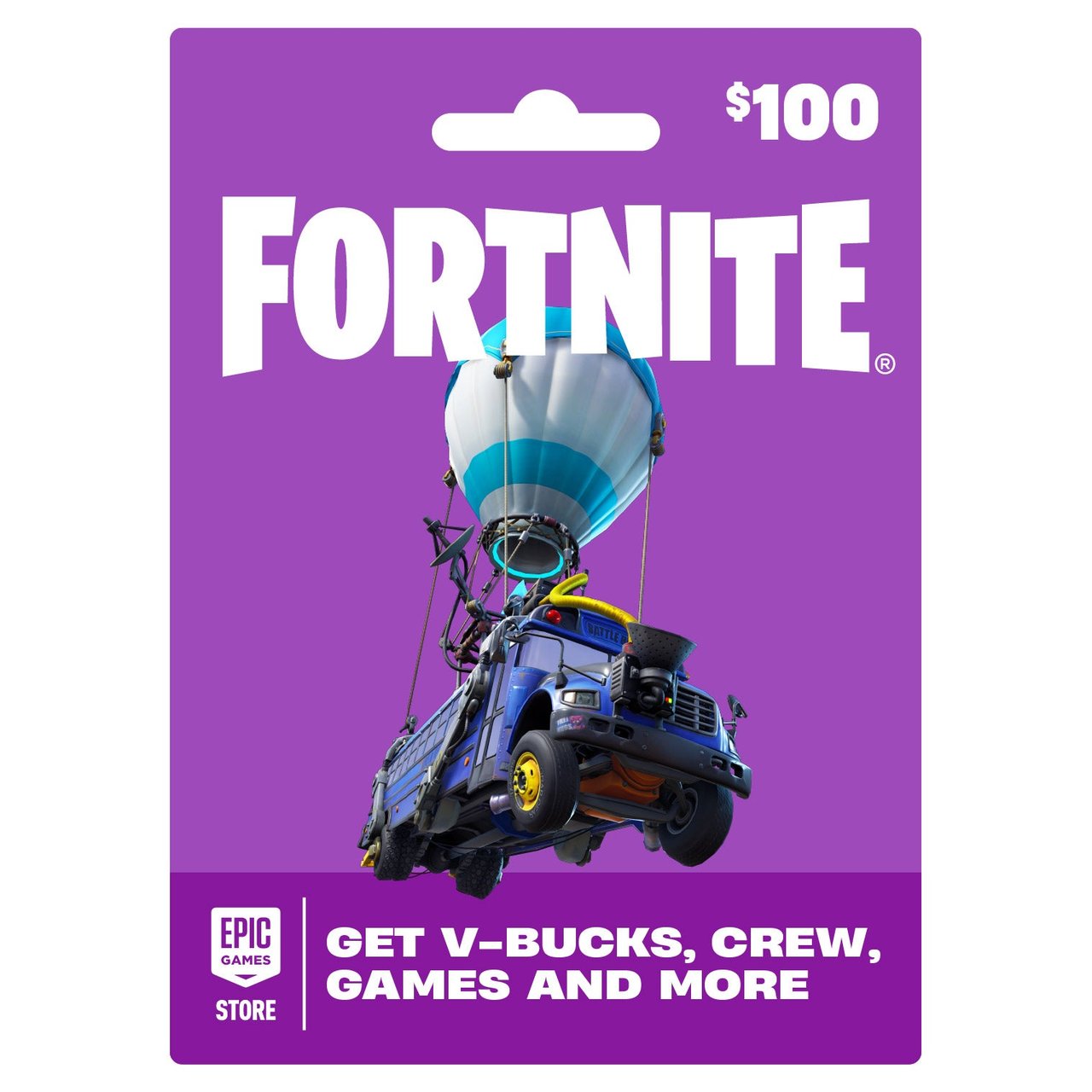 Epic Fortnite - $100 eGift Card (Digital Download)