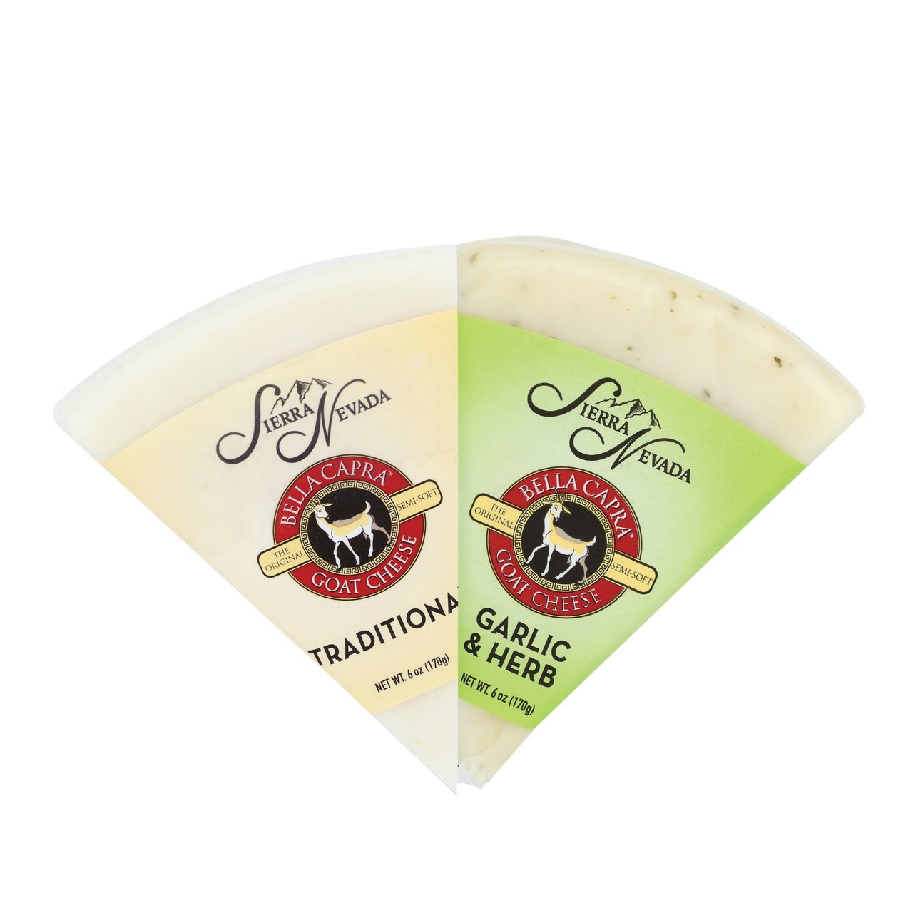 Bella Capra Goat Cheese Wedges, 2 Pack, 6 oz Each - Image 1