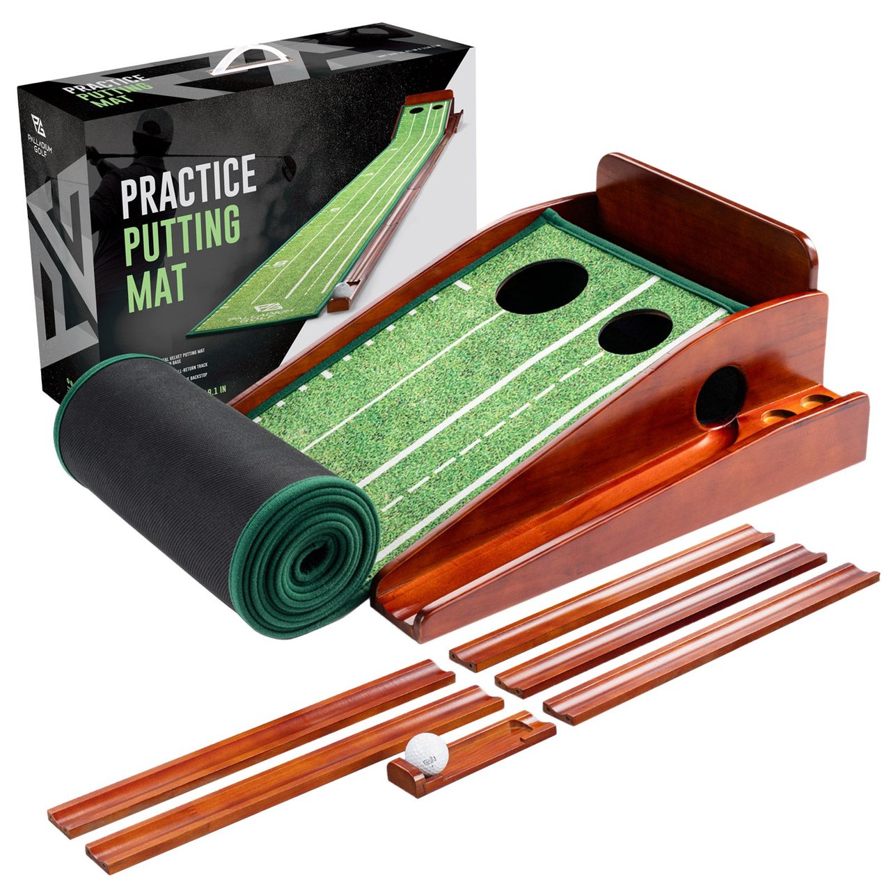 Palladium Practice Putting Golf Mat - Image 1