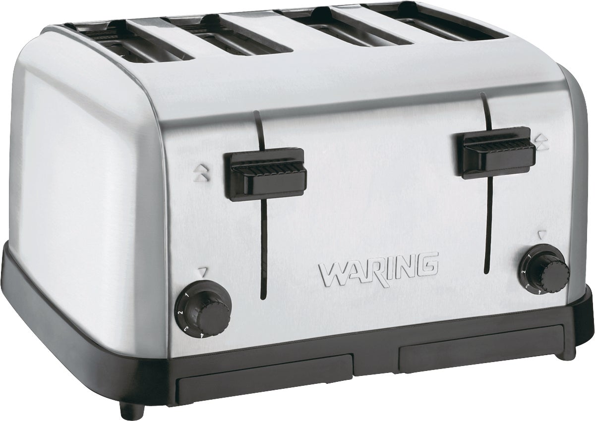 Waring Commercial 4-Slice Toaster, Stainless Steel