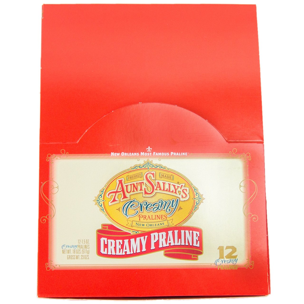 Aunt Sally's Creamy Pralines, 16 Count / 1.5 oz Each