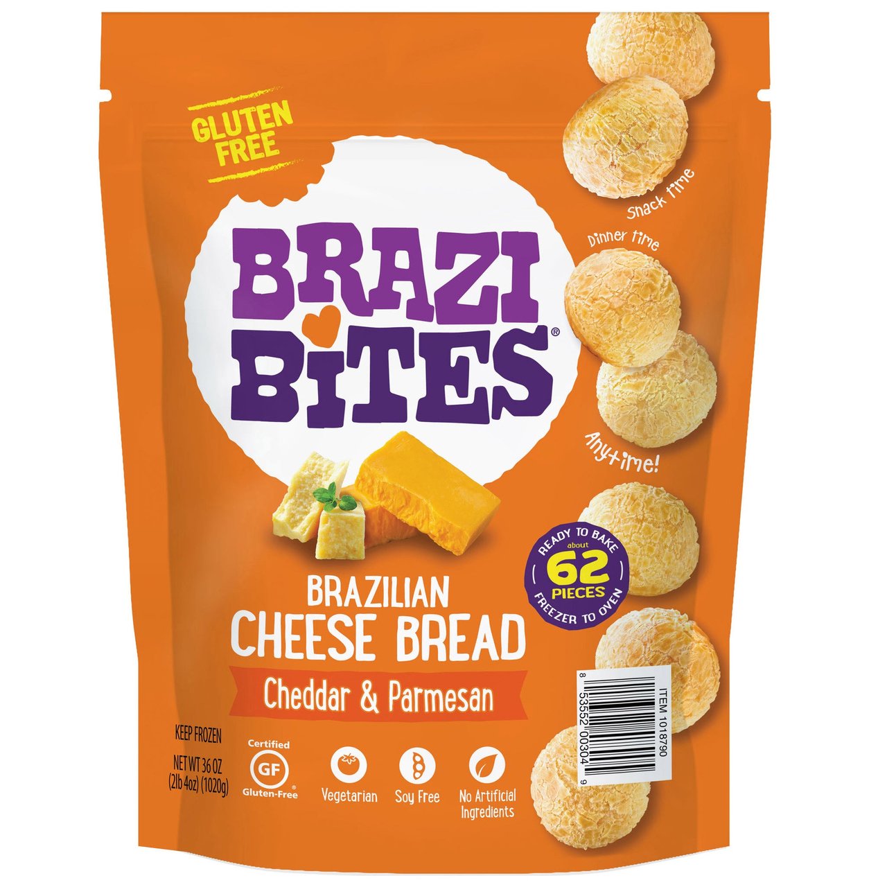 Brazi Bites Cheddar & Parmesan 2.25 Pound Bag - Image 1