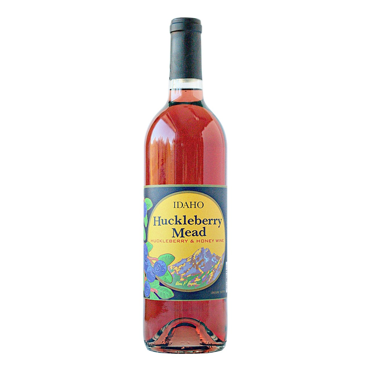 Camas Prairie Winery Huckleberry Mead Idaho 750ML - Image 1