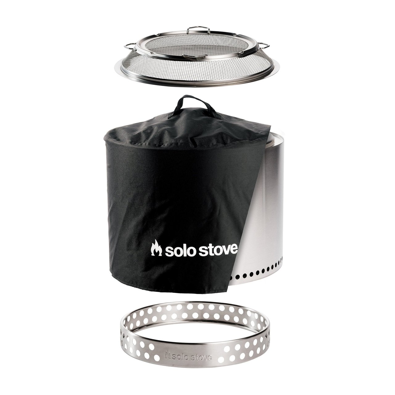 Solo Stove Bonfire 2.0 Bundle with Stand, Shield & Shelter - Image 1