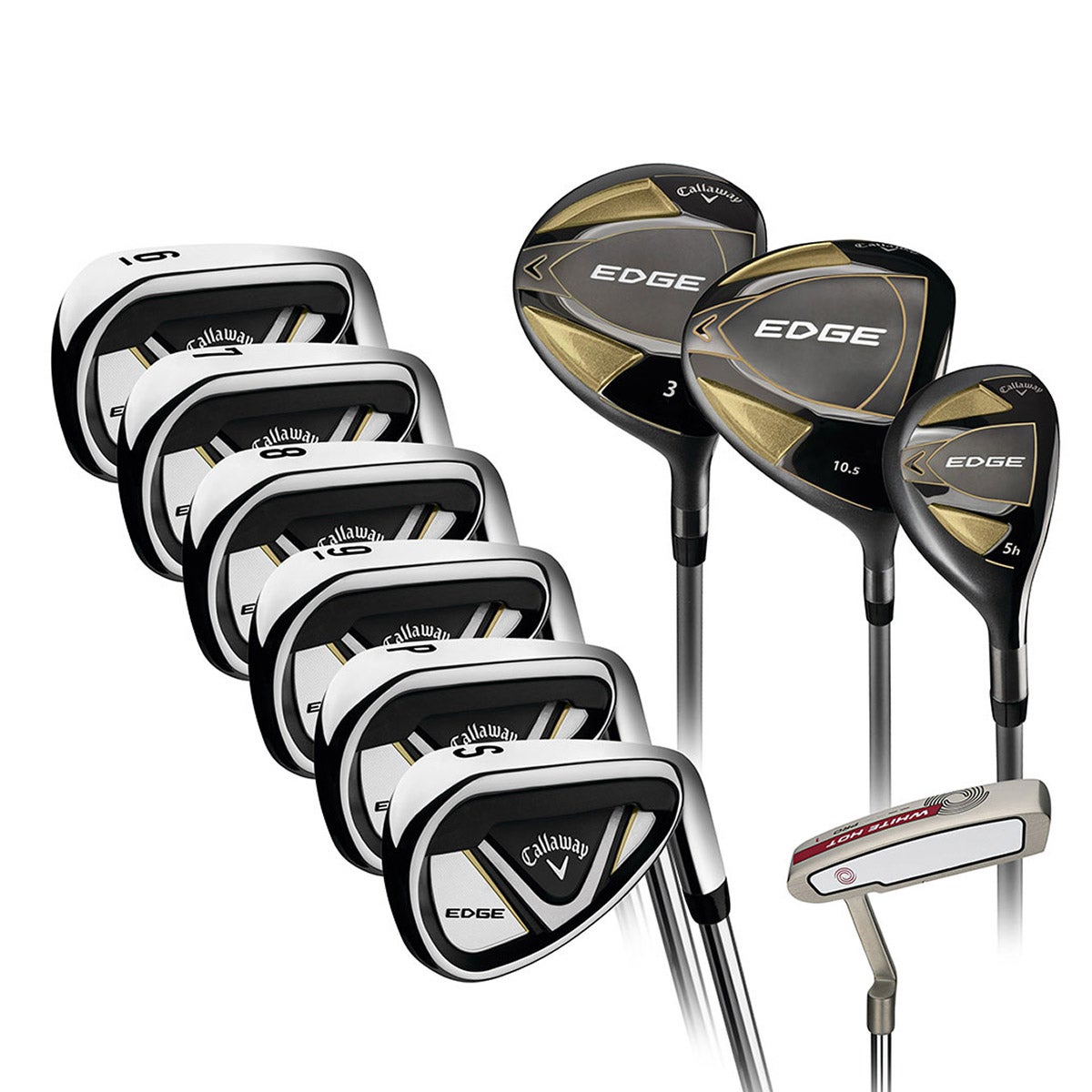 Callaway Edge 10-Piece Golf Club Set, Right-Handed - Image 1