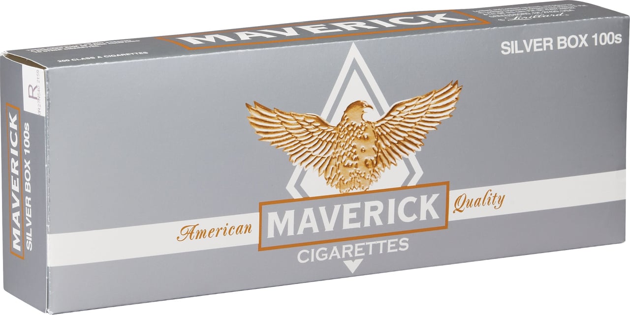 Maverick Silver 100's Box Cigarettes (#200445)