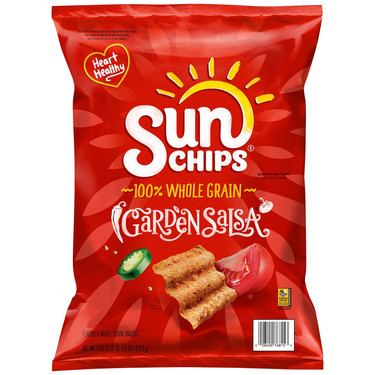 SunChips Garden Salsa Flavored Whole Grain Snacks, 21.6 oz - Image 1