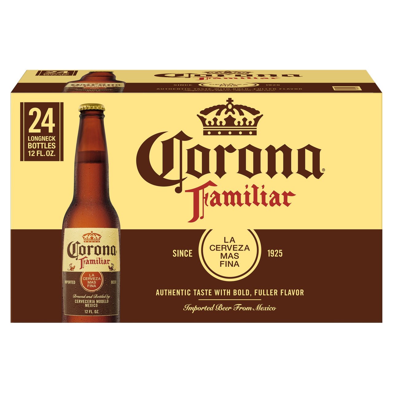 Corona Familiar Imported Mexican Lager 24/12 oz Bottles