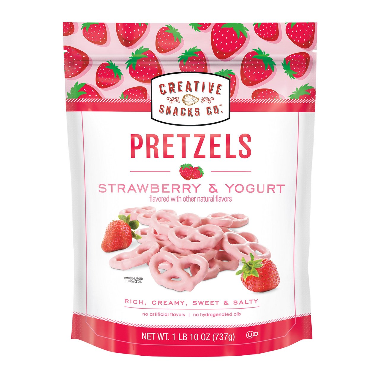 Creative Snacks Co. Strawberry Pretzels 26 Ounces - Image 1