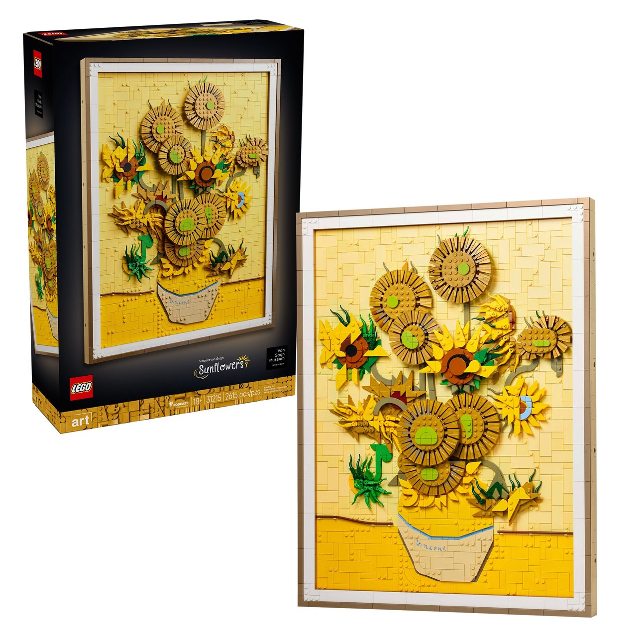 LEGO Van Gogh Sunflowers