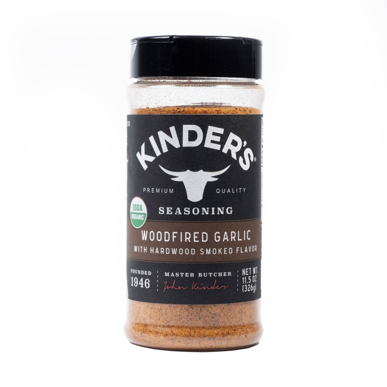 Kinder's Organic Woodfired Garlic 11.5 oz (0.72 lbs) - Image 1