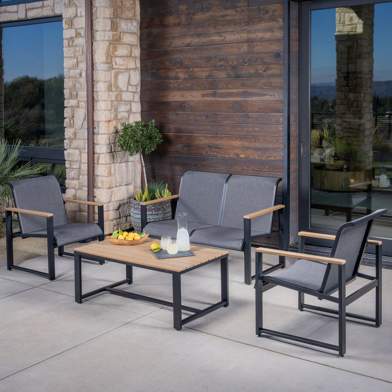SunVilla Helio 4-Piece Seating Set - Image 1