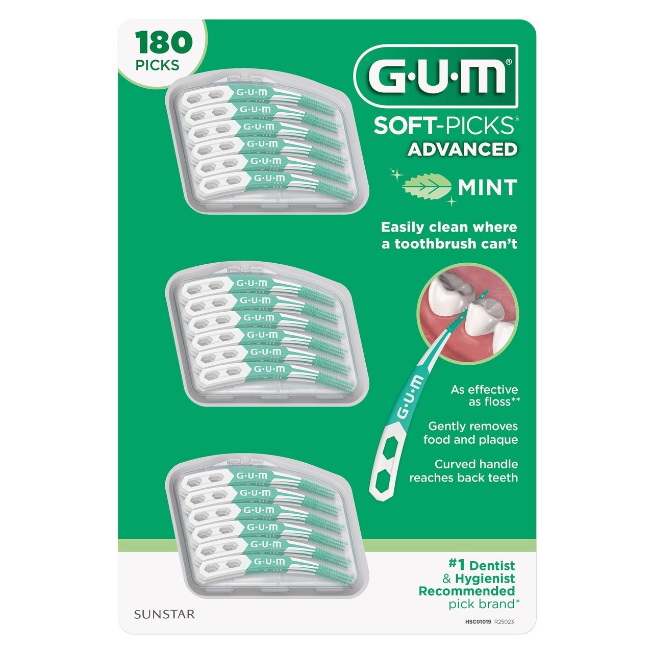 GUM Soft-Picks Advanced Mint 180 CT - Image 1