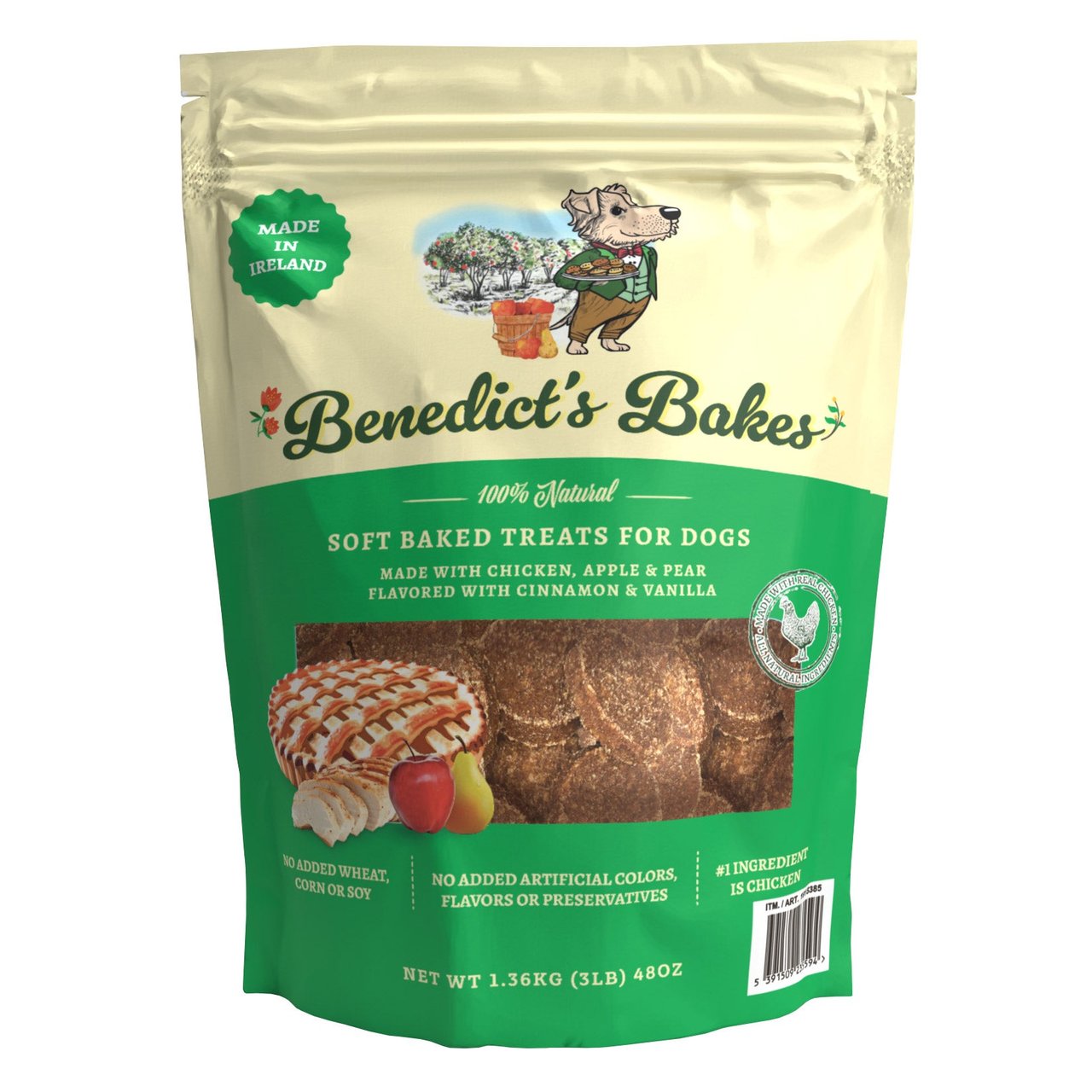 Benedict's Bakes Soft Baked Dog Treats 48 oz (3 lbs) - Image 1