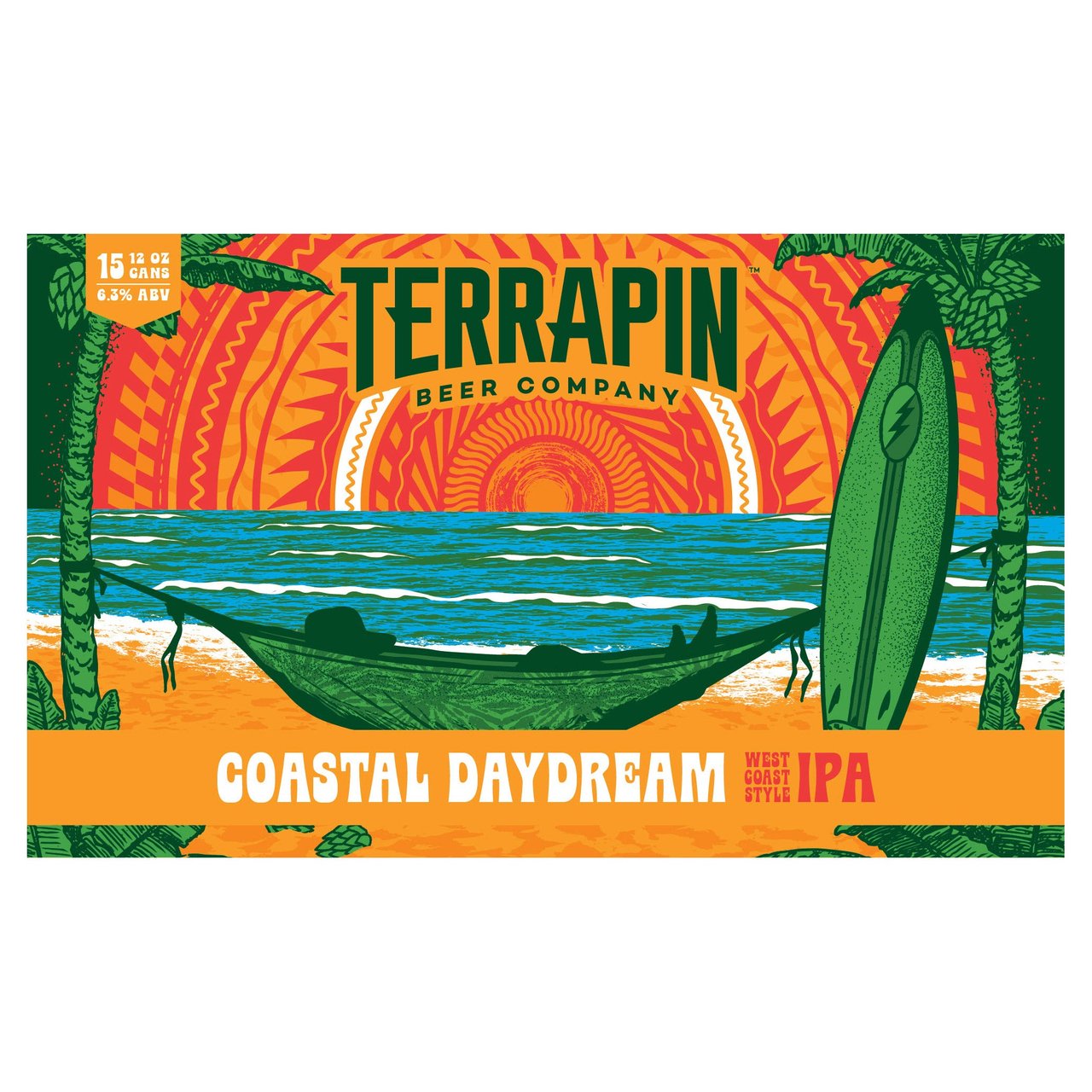 TERRAPIN COASTAL DAYDREAM 15 / 12 OZ CANS - Image 1